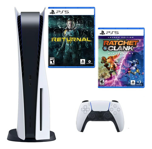 Playstation 5 1tb Slim Lector Con Ratchet Y Clank Y Returnal