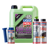Pack 5w40 Oil Smoke Stop Ventil Sauber Liqui Moly Con Regalo