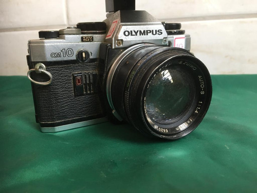 N°147câmera/foto Olympus Om10-n/funciona Lente C/ Riscos