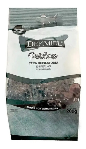 Cera Depimiel Negra En Perlas Sistema Español  200g