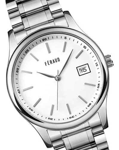 Reloj Feraud Men F5556gsl  100% Acero Cristal Duro 30m Gemma