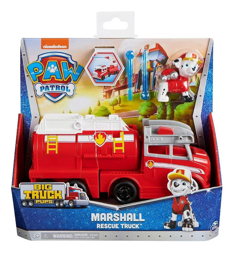 Paw Patrol Big Truck Pups Vehiculo Con Figura Cod 17776