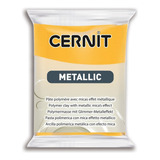 Cernit Metallic Arcilla Polimérica 56 G, Colores A Elección Color Amarillo