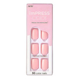 Uñas Press On - Kiss Impress Color Pick Me Pink