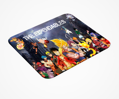 Mouse Pad The Expendables Goku Luffy Anime Otaku 22x18 Cm