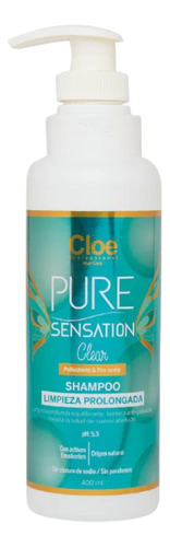 Shampoo Pure Sensation Clear Limpieza Prolongada Cloe 400ml