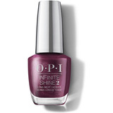 Opi Infinite Shine, Shine Bright Dressed To The Wines X15ml Color Bordo Con Glitter