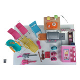Kit Set De 23 Accesorios Para Muñecas Barbie Mattel Original