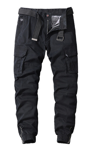 Pantalones Largos De Talla Grande Para Hombre, Casual, Cargo