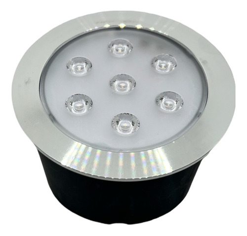 Balizador Spot Led 7w Embutir Chão Piso Blindado 3000k