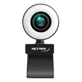 Camara Webcam Aro Led 1080 Microfono Full Hd Usb