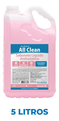 Sabonete Líquido Audax All Clean Antisséptico 5l