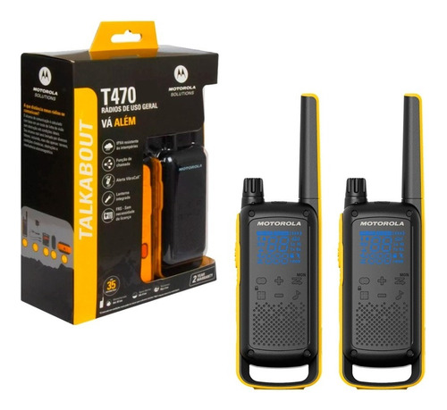 Talkabout Motorola T470 Br Walk Talk Rádio Comunicador