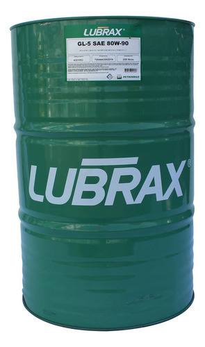 Aceite De Transmision Lubrax Gl-5 80w90 208 Lts