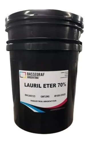 Lauril Eter Etoxilado 70% (x 20 Kgs)