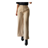 Calça Feminina Pantalona Alfaitaria Casual Estilosa Social