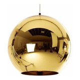 Colgante Tom Globo Oro Vidrio 25cm Tendencia Moderno 