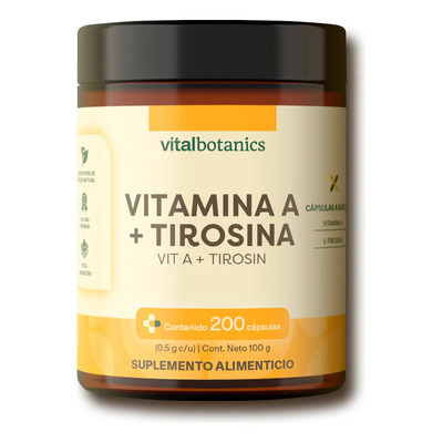 Vitamina A Retinol 200 Caps Sistema Inmune | Vitalbotanics Sabor RTN_VTMNA_200 | Meses sin interés