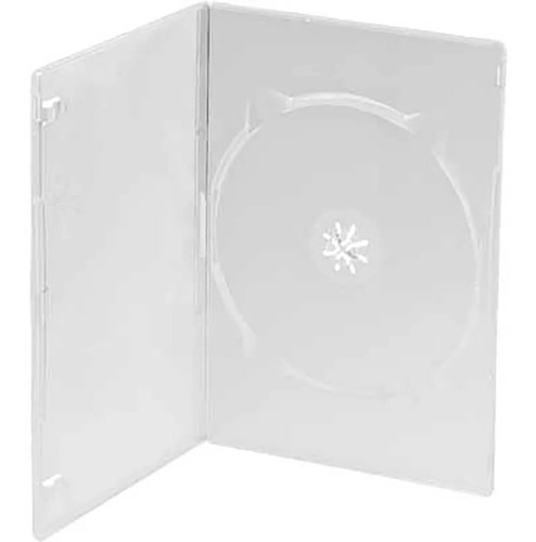 20 Estojos Capas Caixa Box Slim Dvd Amaray Transparente 7mm