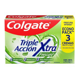 Pasta Dental Colgate Triple Acción Extra Fuerte 3 Un 75 Ml