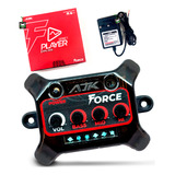 Player Amplificado Force Ajk C/fonte Bluetooth Som Caixa Bob