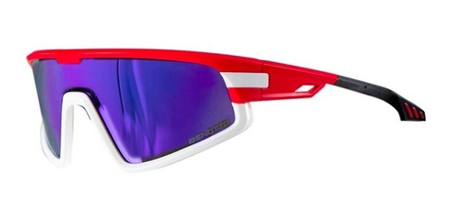 Lentes Rojo Mica Morado Protección Anti-uv Ligero Benotto