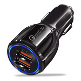 Cargador Auto 12v Qualcomm 3.0 Carga Rapida Quick Charge 