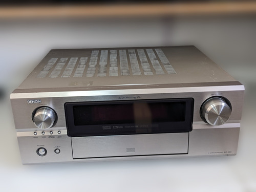 Amplificador Denon Avr-3805 - 7.1 - Plata Sin Control Remoto