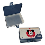 Porta Máscaras N95 Infantil Compartimento Duplo Limpa E Suja Cor Mickey