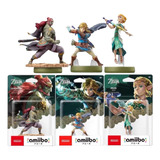 Trio Amiibo Link, Zelda E Ganon - Zelda Tears Of The Kingdom