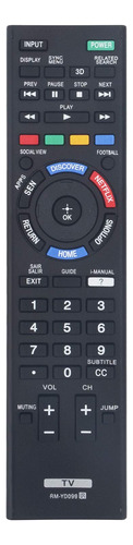 Control Remoto Rm-yd099 Para Sony Tv Kdl-55w950b Kdl-65w950b