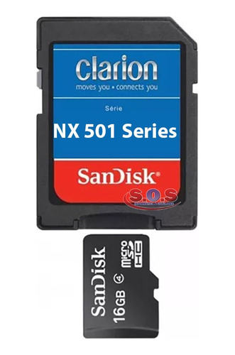 Cartão Atualização Gps Nx501 Ba/bb/bd  + Cartão 16gb