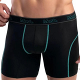 Cueca Boxer Elástico Microfibra Active 140.14 Mash Preto