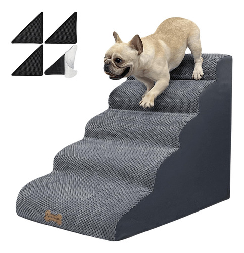 Escaleras Para Perros A Camas Altas, 5 Escalones Para Sofa/c