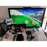 Wii Edicion Mario Kart Con 4 Juegos,2 Mandos,3 Volantes.