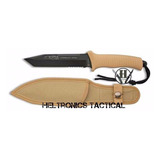 Cuchillo Tactico Albainox Duna 31859 Hoja Pavon Y Arena Tan