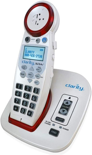 Teléfono Clarity Xlc3.4+ Dect 6.0 Parlante De Botón Grande