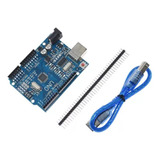 Arduino Uno R3 Chip Mega328p Smd Con Cable Usb