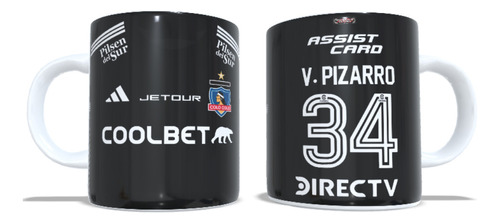 Tazon Taza + Porta Vaso Colo Colo Vicente Pizarro