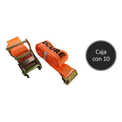 Banda Eslinga Logistica 2x16 Con Matraca, 10 Piezas | Envío gratis