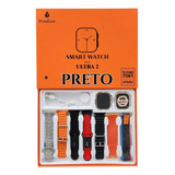 Iwo Smartwatch S100 Ultra9 Com Sete 7 Pulseiras Relógio Digi