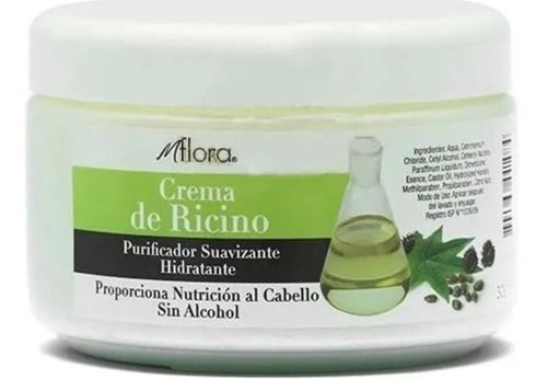 Crema Keratina De Coco / Palta / Argan 300 Gr Flora (1 Unid)
