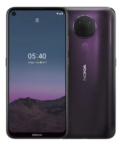 Oferta Nokia 5.4 128 Gb Púrpura 4 Gb Ram Con Accesorios