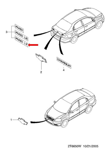 Emblema Chevrolet Aveo Lt Original Gm Foto 2