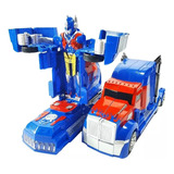 Muñeco Auto Transformers Optimus Prime Juguete Luz Y Sonido
