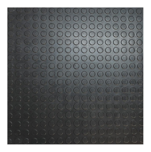 Piso Plancha Estoperol 3 Mm Espesor, 50x50cm  Negro Importad