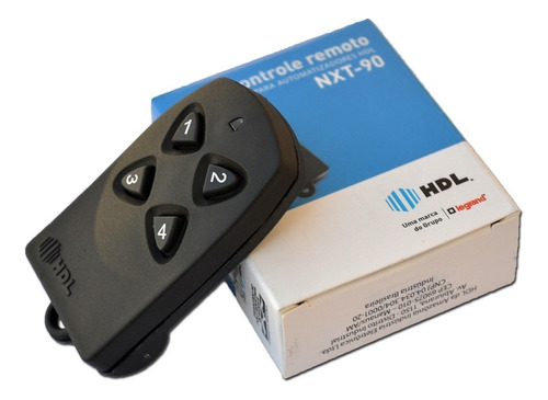 Controle Remoto Hdl Portão Eletrônico Nxt 4 Botões 433mhz