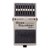 Boss Geb7 Pedal Ecualizador Para Bajo 7 Bandas Bass Eq