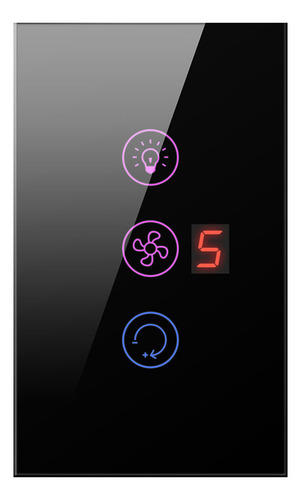 Interruptor De Controle De Velocidade Wifi Touched Intellige