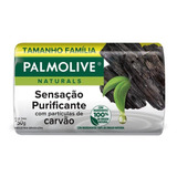 Sabonete Barra Palmolive Naturals Purificante Carvão 150g